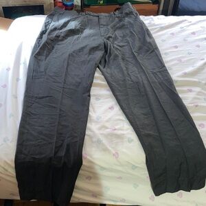 Calvin Klein Elegant Charcoal Dress Pants for Men